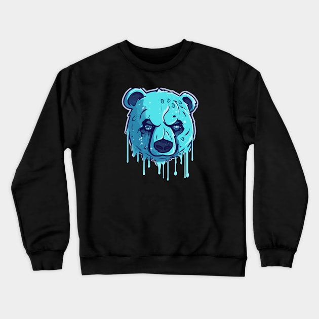 freeze bear Crewneck Sweatshirt by Pixy Official